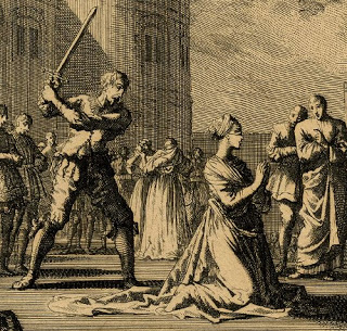 Anne Boleyns execution by Jan Luyken, c.1664-1712